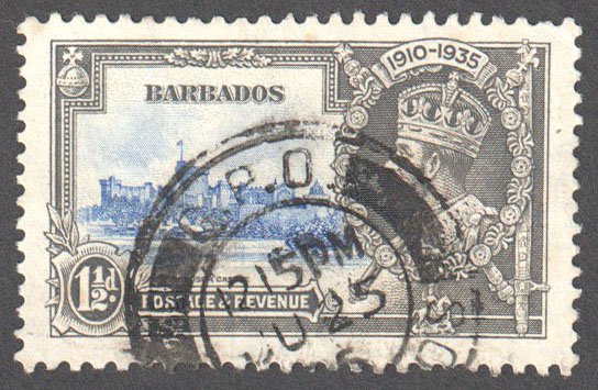 Barbados Scott 187 Used - Click Image to Close